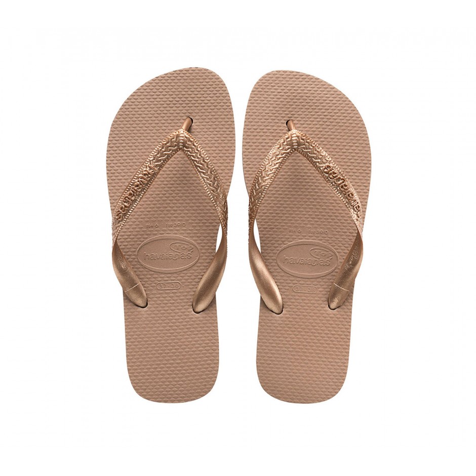 Γυναικείες Σαγιονάρες Χρυσές - Havaianas Top Tiras