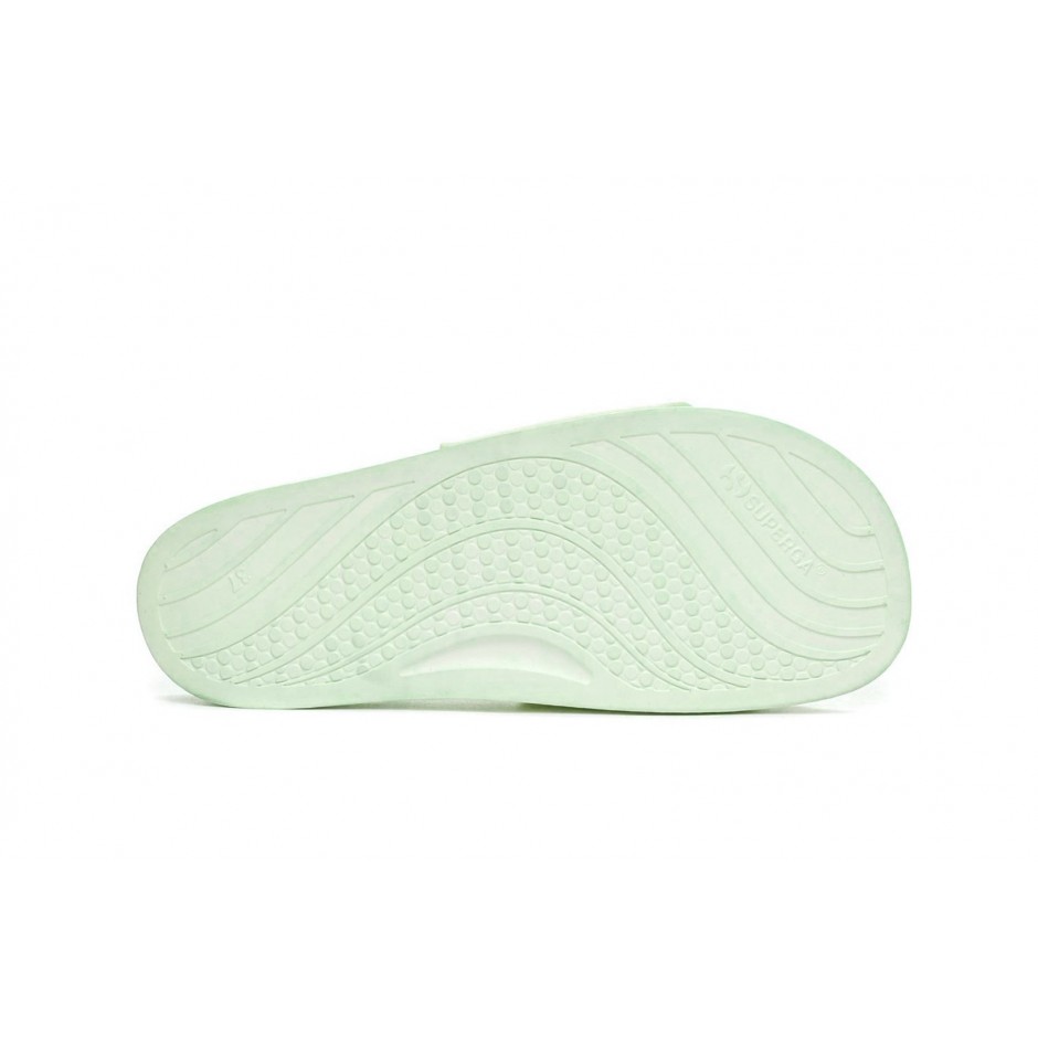 SUPERGA 1908 SLIDES CLEAR IDENTITY S51138W-H02 Lime