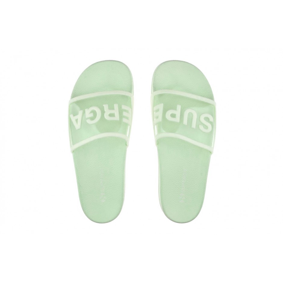 SUPERGA 1908 SLIDES CLEAR IDENTITY S51138W-H02 Lime