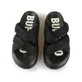 Γυναικεία Slides Μαύρα - Buffalo Palma Cross Εικόνα 2