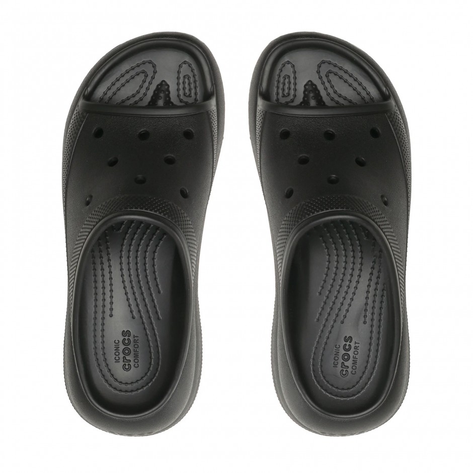 Γυναικεία Slides Μαύρα - Crocs Crush Slide