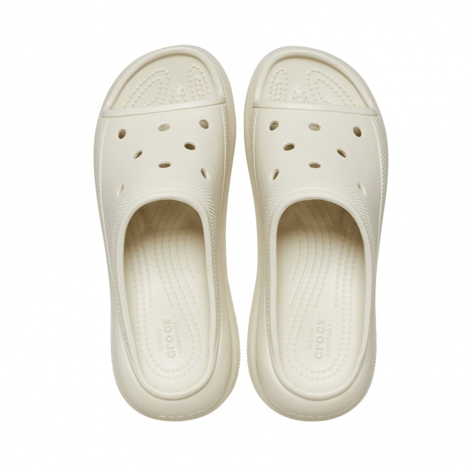 Γυναικεία Slides Μπεζ - Crocs Crush Slide