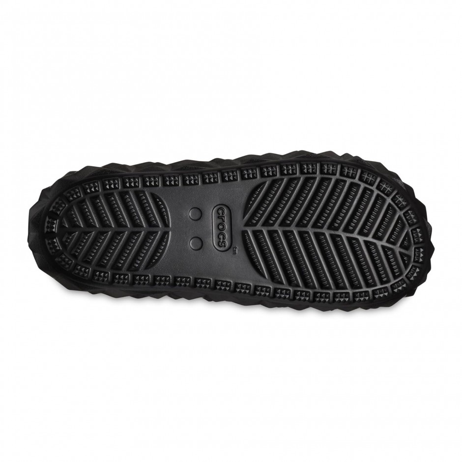 Γυναικεία Slides Μαύρα - Crocs Geometric 2.0