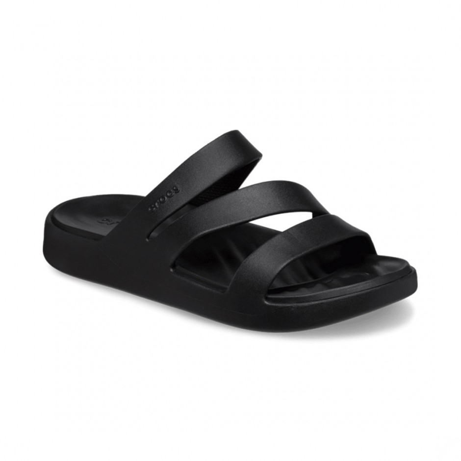 Γυναικείες Παντόφλες Μαύρες - Crocs Getaway Strappy