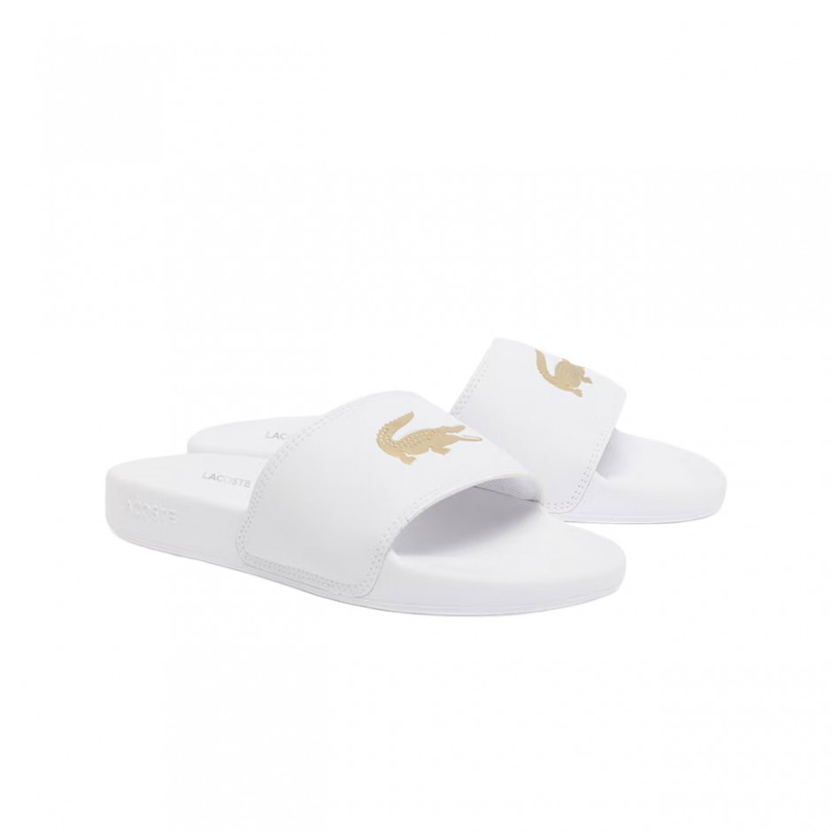 Women's Slides White - Lacoste Serve Slide 0.0