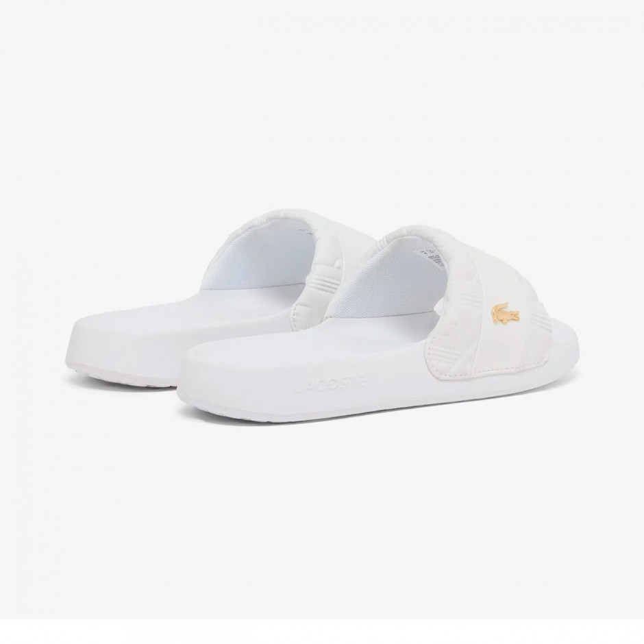 Women's Slides White - Lacoste Serve Slide Hybrid