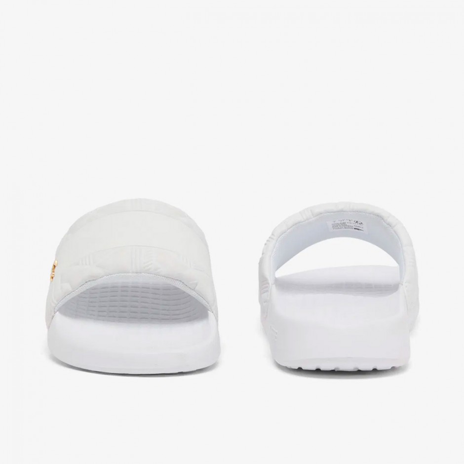 Women's Slides White - Lacoste Serve Slide Hybrid