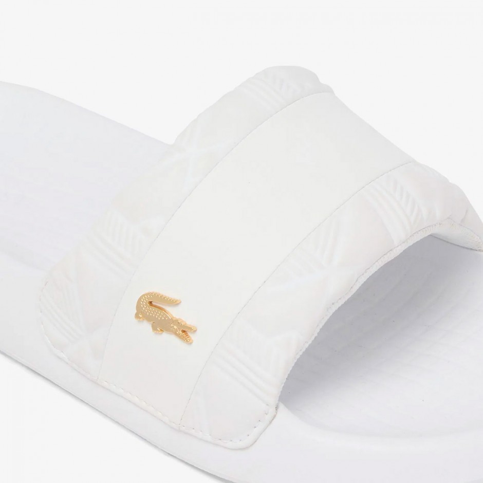 Women's Slides White - Lacoste Serve Slide Hybrid