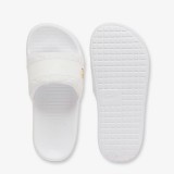 Women's Slides White - Lacoste Serve Slide Hybrid Image 4