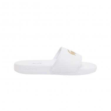 Women's Slides White - Lacoste Serve Slide 0.0
