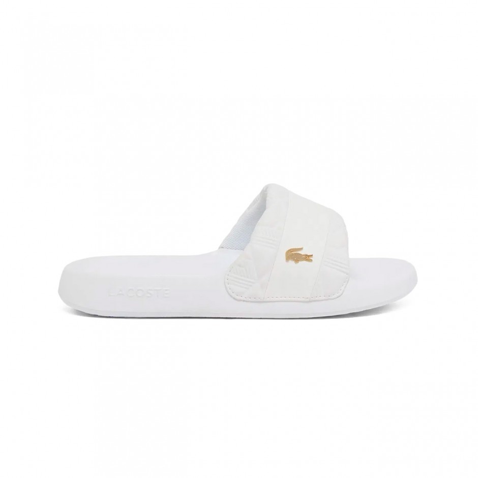 Women's Slides White - Lacoste Serve Slide Hybrid