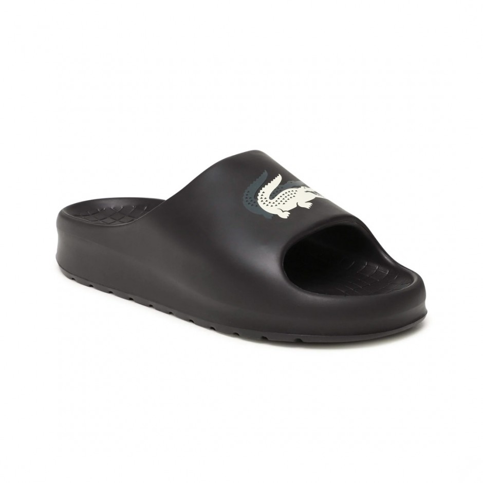 Γυναικεία Slides Μαύρα - Lacoste Serve Slide 2.0