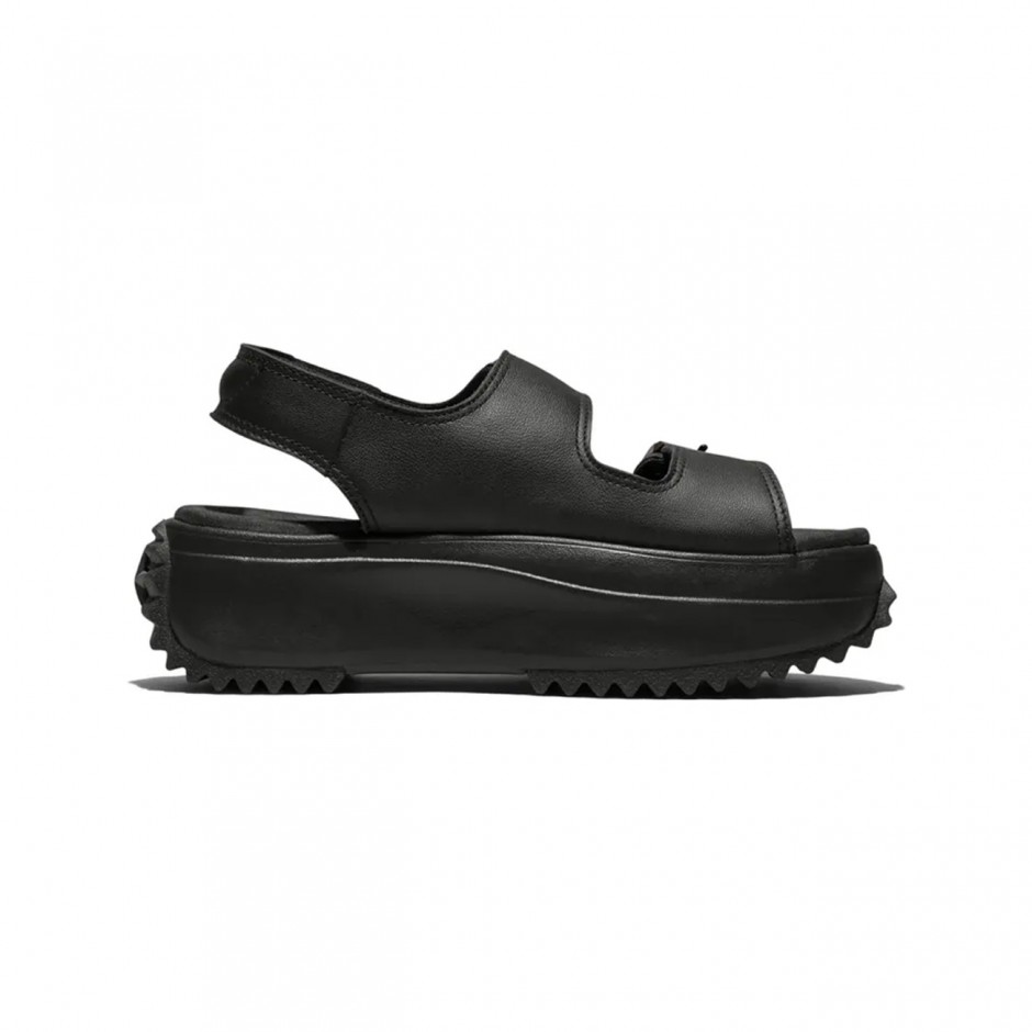 Γυναικεία Σανδάλια Μαύρα - Converse Run Star Sandal Platform Leather