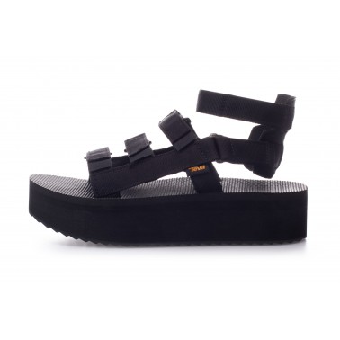 TEVA FLATFORM MEVIA 1116810W-BLK Μαύρο