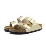 Γυναικεία Σανδάλια Χρυσά - Birkenstock Arizona Εικόνα 1