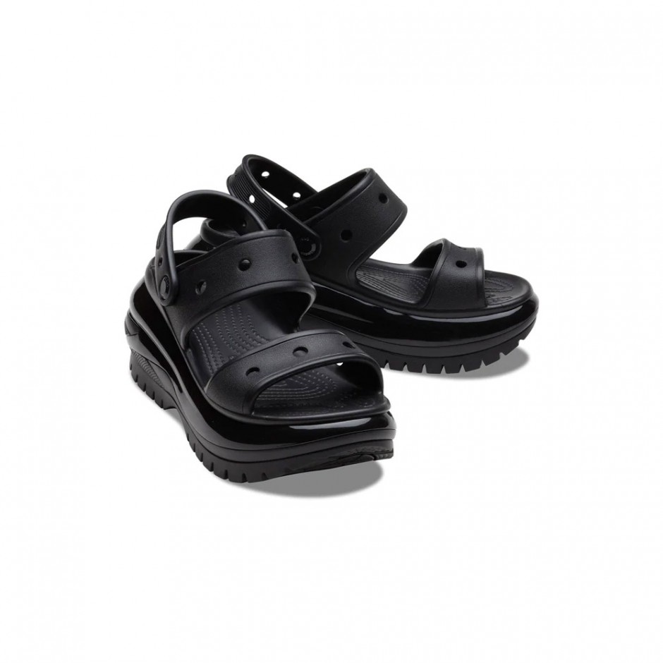 Γυναικεία Σανδάλια Μαύρα - Crocs Classic Mega Crush 