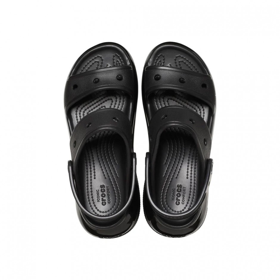 Γυναικεία Σανδάλια Μαύρα - Crocs Classic Mega Crush 