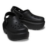 CROCS STOMP CLOG 209347-001 Black Image 1