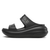 CROCS CRUSH SANDAL 207670-001 Black Image 0