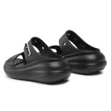 CROCS CRUSH SANDAL 207670-001 Black Image 1