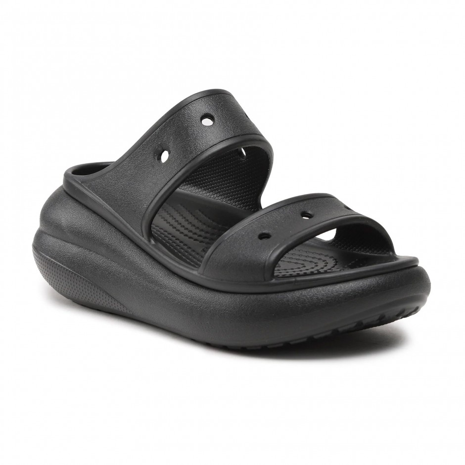 CROCS CRUSH SANDAL 207670-001 Black