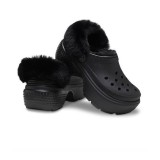Γυναικεία Σανδάλια Μαύρα - Crocs Stomp Lined Εικόνα 0