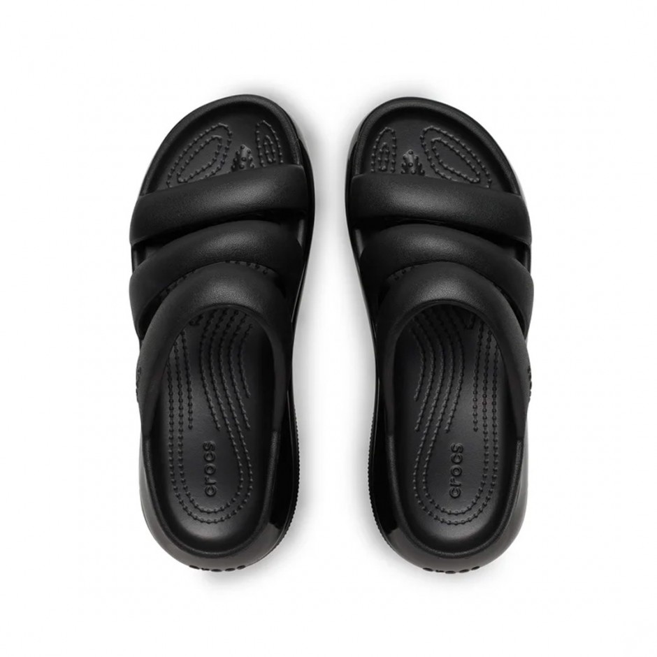 Γυναικεία Σανδάλια Μαύρα - Crocs Mega Crush Triple Strap