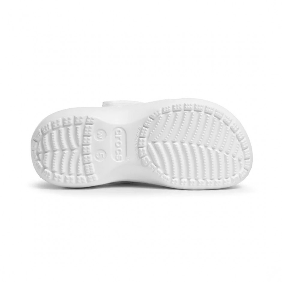 CROCS CLASSIC PLATFORM CLOG W 206750-100 White