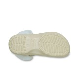 CROCS CLASSIC PLATFORM FUZZ LINED CLOG 212854-2Y2 Ecru Image 3