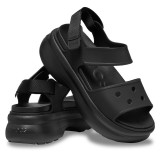 Γυναικεία Σανδάλια Μαύρα - Crocs Soho Y-Strap Εικόνα 3