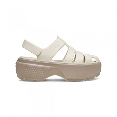 Γυναικεία Σανδάλια Εκρού - Crocs Stomp Fisherman