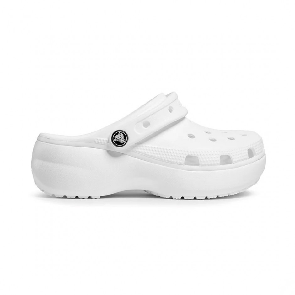 CROCS CLASSIC PLATFORM CLOG W 206750-100 White