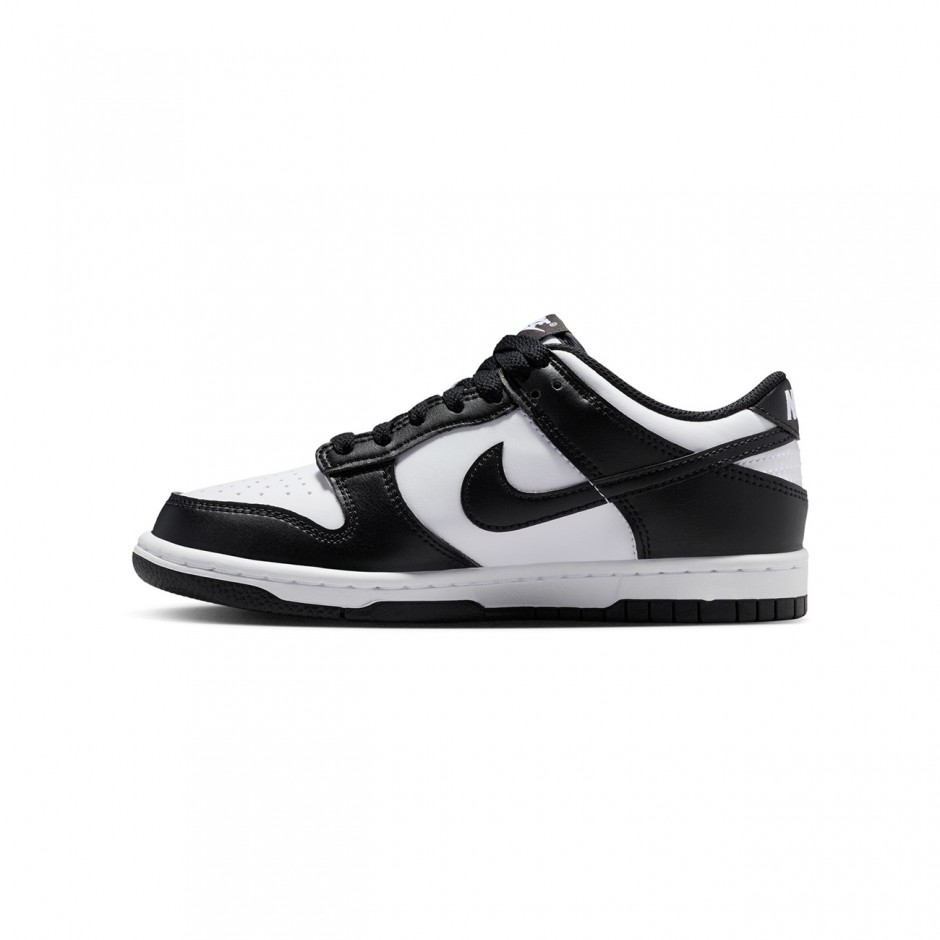 Εφηβικά Sneakers Λευκά-Μαύρα - Nike Dunk Low