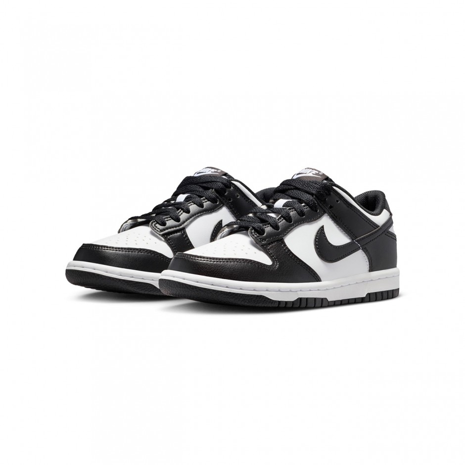 Εφηβικά Sneakers Λευκά-Μαύρα - Nike Dunk Low