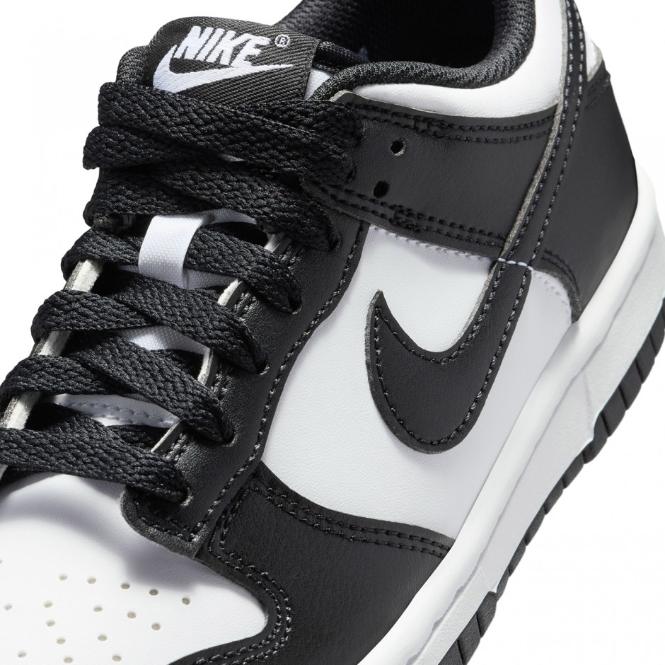 Εφηβικά Sneakers Λευκά-Μαύρα - Nike Dunk Low