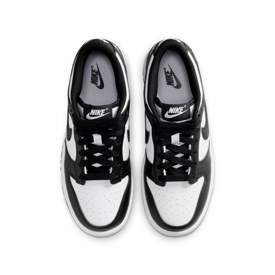 Εφηβικά Sneakers Λευκά-Μαύρα - Nike Dunk Low