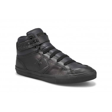 Εφηβικά Παπούτσια CONVERSE PRO BLAZE STRAP LEATHER Μαύρο A01068C 