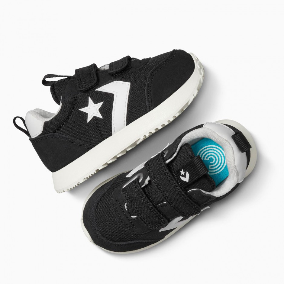 Βρεφικά Sneakers Μαύρα - Converse Omega Trainer Easy-On