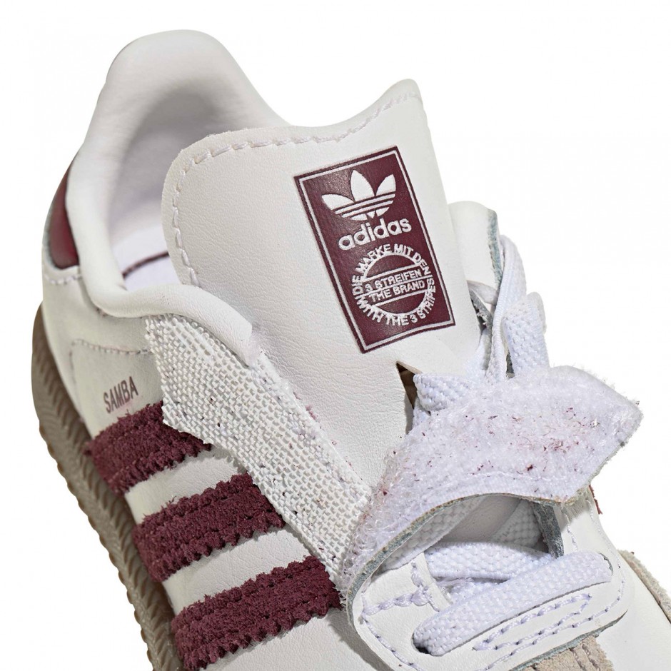 Βρεφικά Sneakers Λευκά - adidas Originals Samba OG Comfort Closure