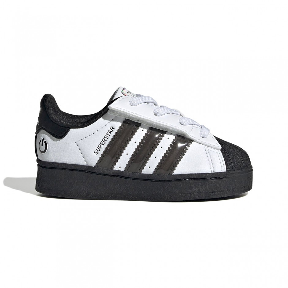 Βρεφικά Sneakers Λευκά - adidas Originals Superstar Led Lights Comfort Closure