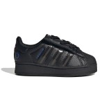 Βρεφικά Sneakers Μαύρα - adidas Originals Superstar Led Lights Comfort Closure Εικόνα 