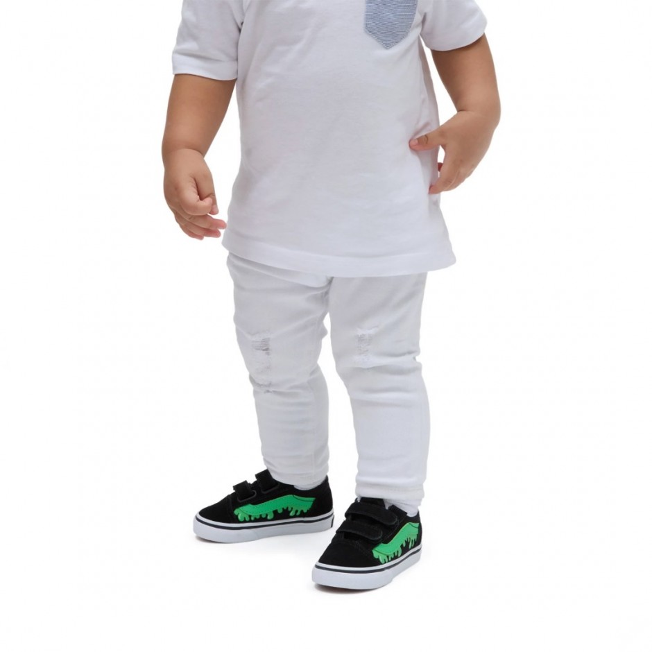 Vans Toddler Old Skool Μαύρο - Βρεφικά Sneakers