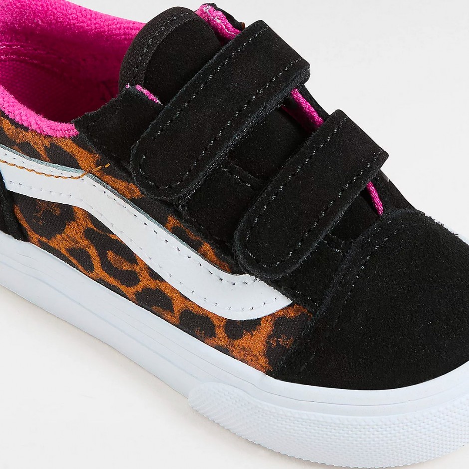 Βρεφικά Sneakers Πολύχρωμα - Vans Old Skool V Leopard Pop