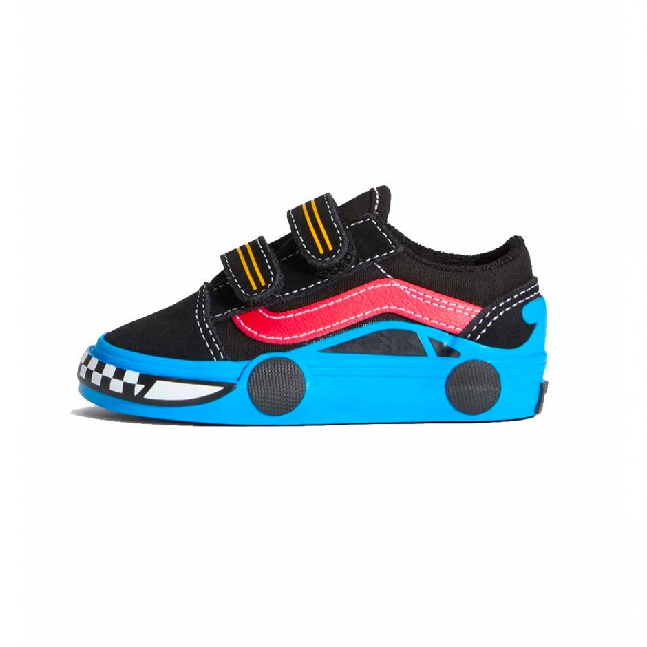 Baby Sneakers Black - Vans Old Skool V Car