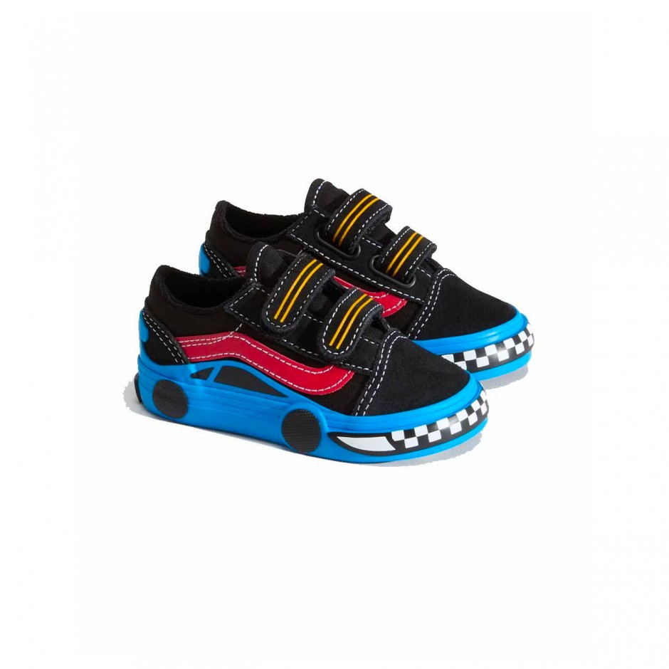 Baby Sneakers Black - Vans Old Skool V Car
