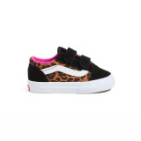 Βρεφικά Sneakers Πολύχρωμα - Vans Old Skool V Leopard Pop Εικόνα 