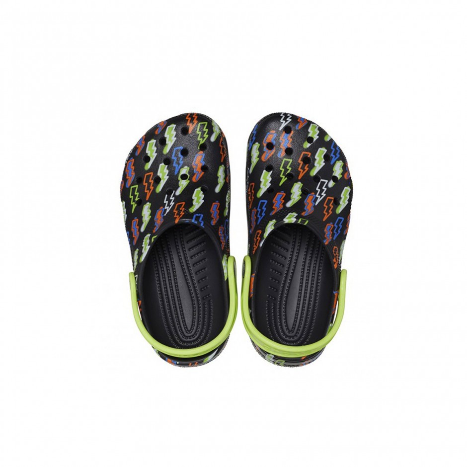 Βρεφικά Σανδάλια Μαύρα - Crocs Classic Lightning Bold