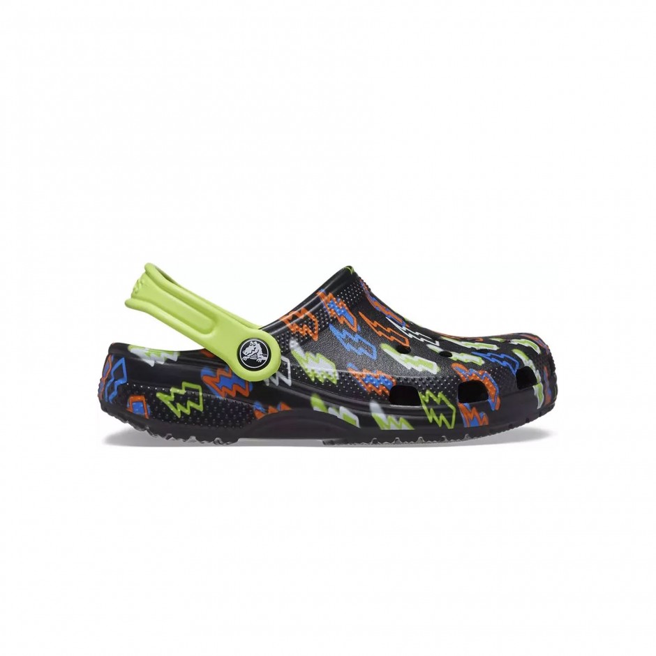Βρεφικά Σανδάλια Μαύρα - Crocs Classic Lightning Bold