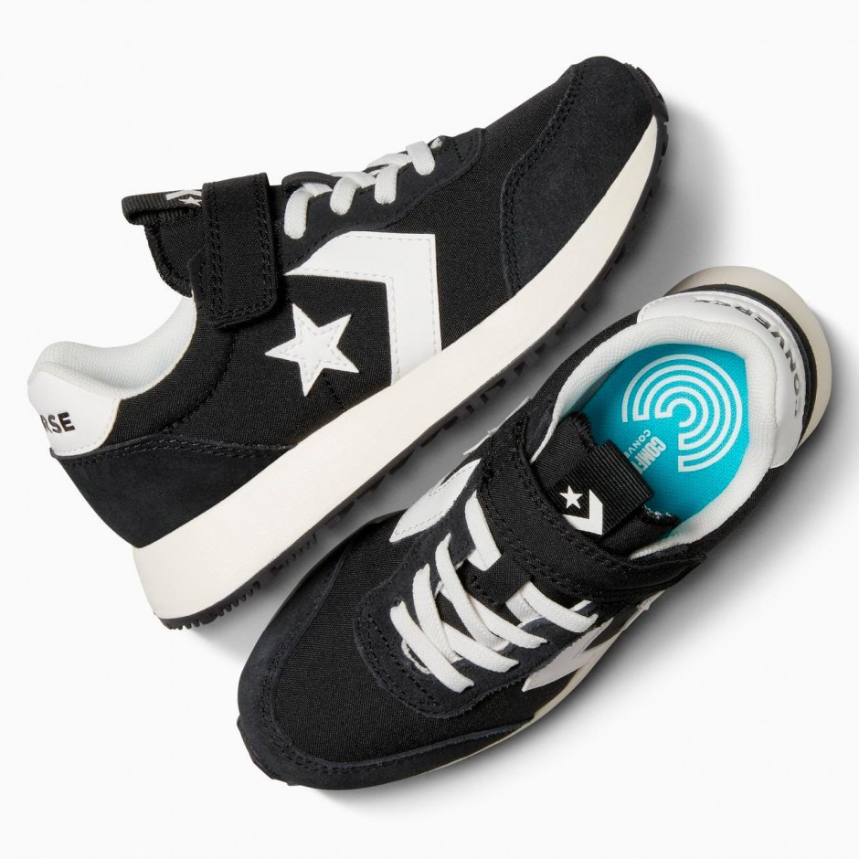 Παιδικά Sneakers Μαύρα - Converse Omega Trainer Easy-On
