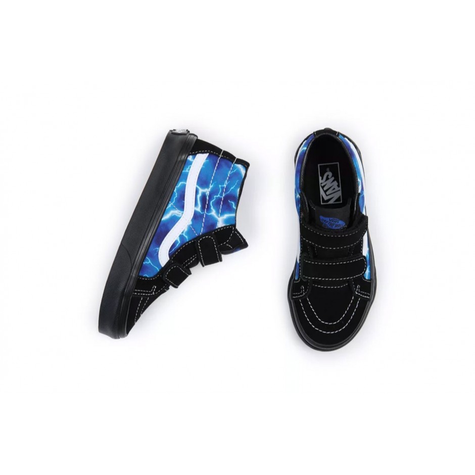 Παιδικά Παπούτσια VANS UY SK8-MID REISSUE V GLOW LIGHTNING Μπλε VN0A38HHY61-Y61 